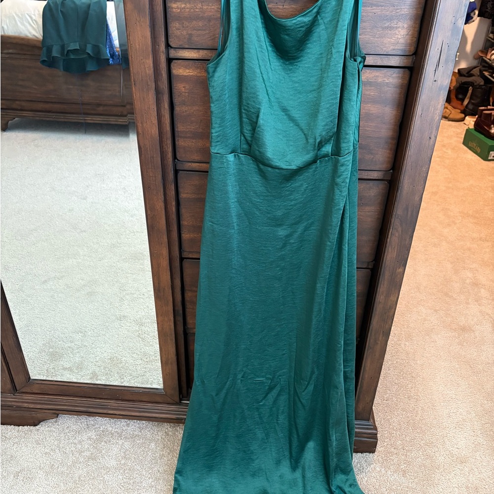 Ina Forest Green Maxi Dress